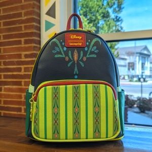 Disney Loungefly Mini Backpack - Frozen Princess Anna Cosplay Green Dress